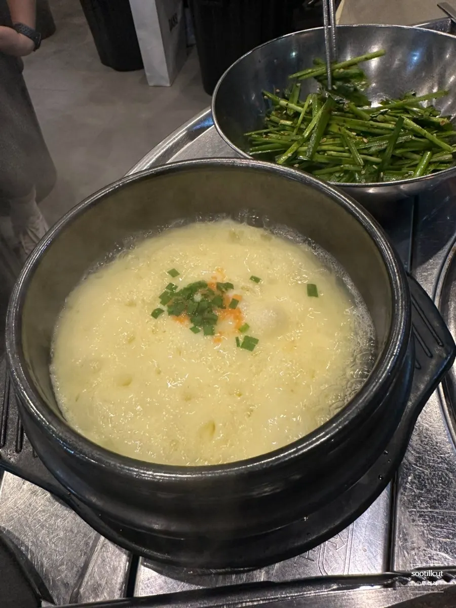 Steamed egg served as a basic side