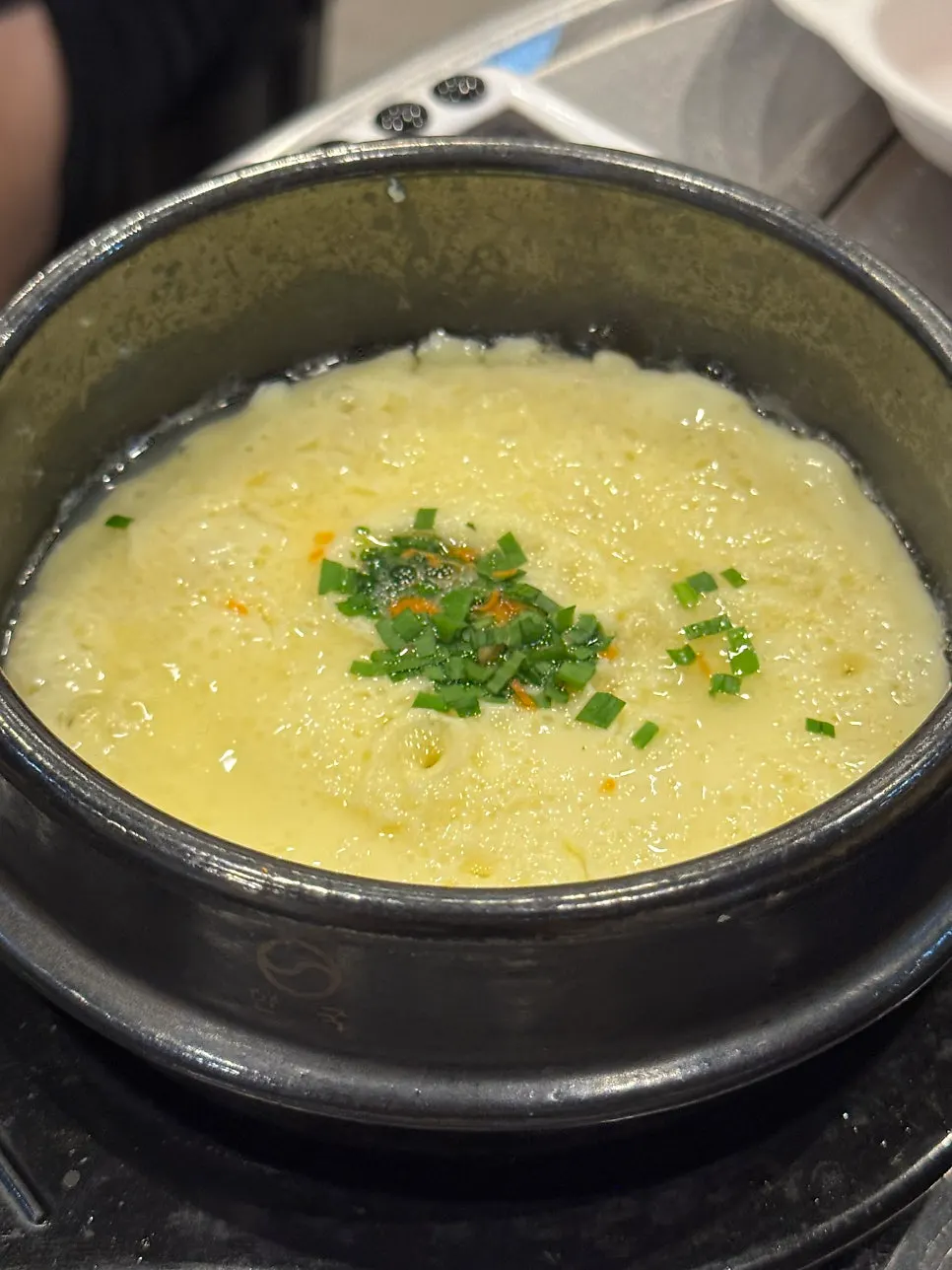 Steamed egg served as a basic side