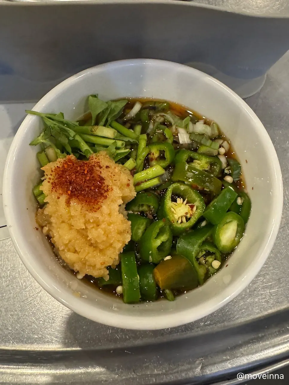 Complimentary dishes served with gopchang