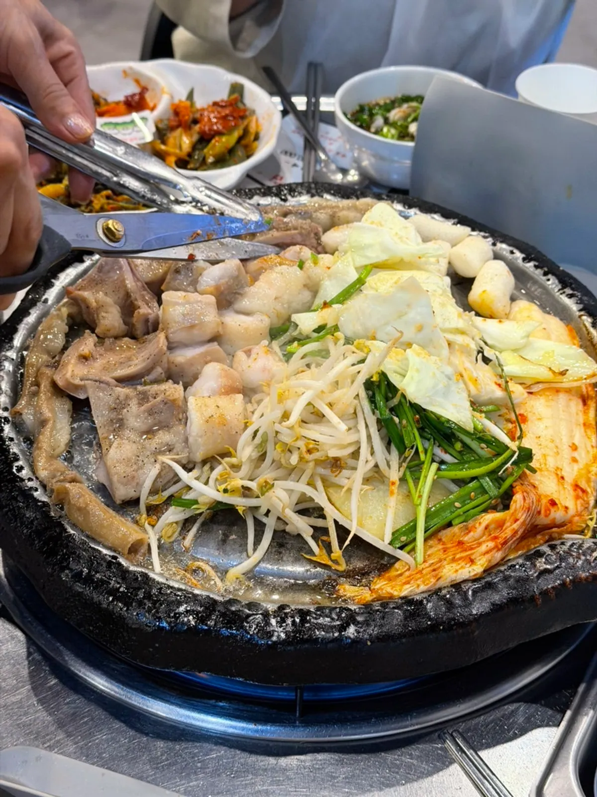 타이머로 구운 한우 곱창