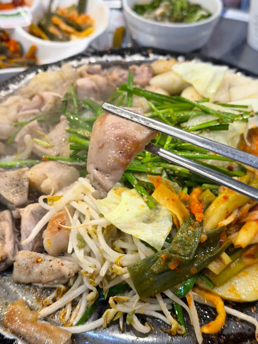 고소하게 구운 한우대창