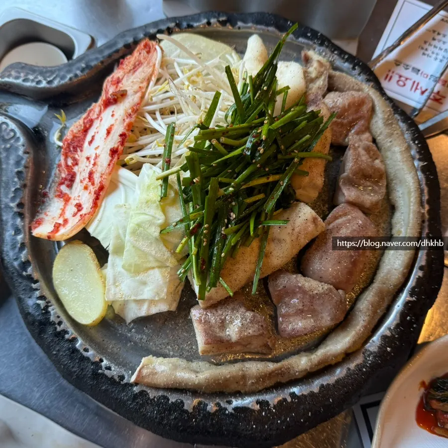 갓김치와 대파김치 반찬