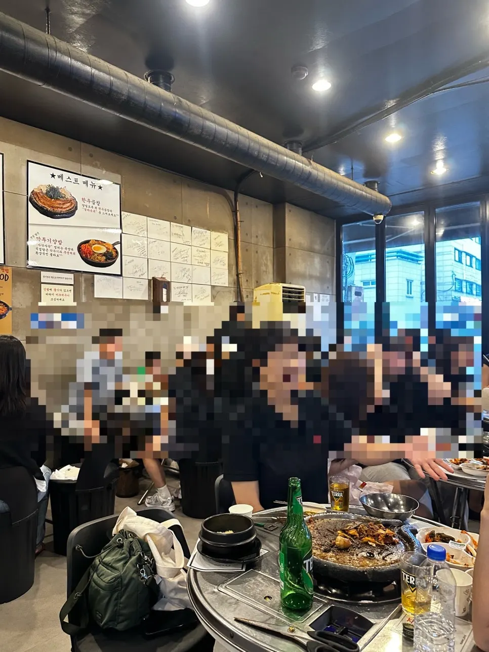 진성한우곱창 매장 대기 줄