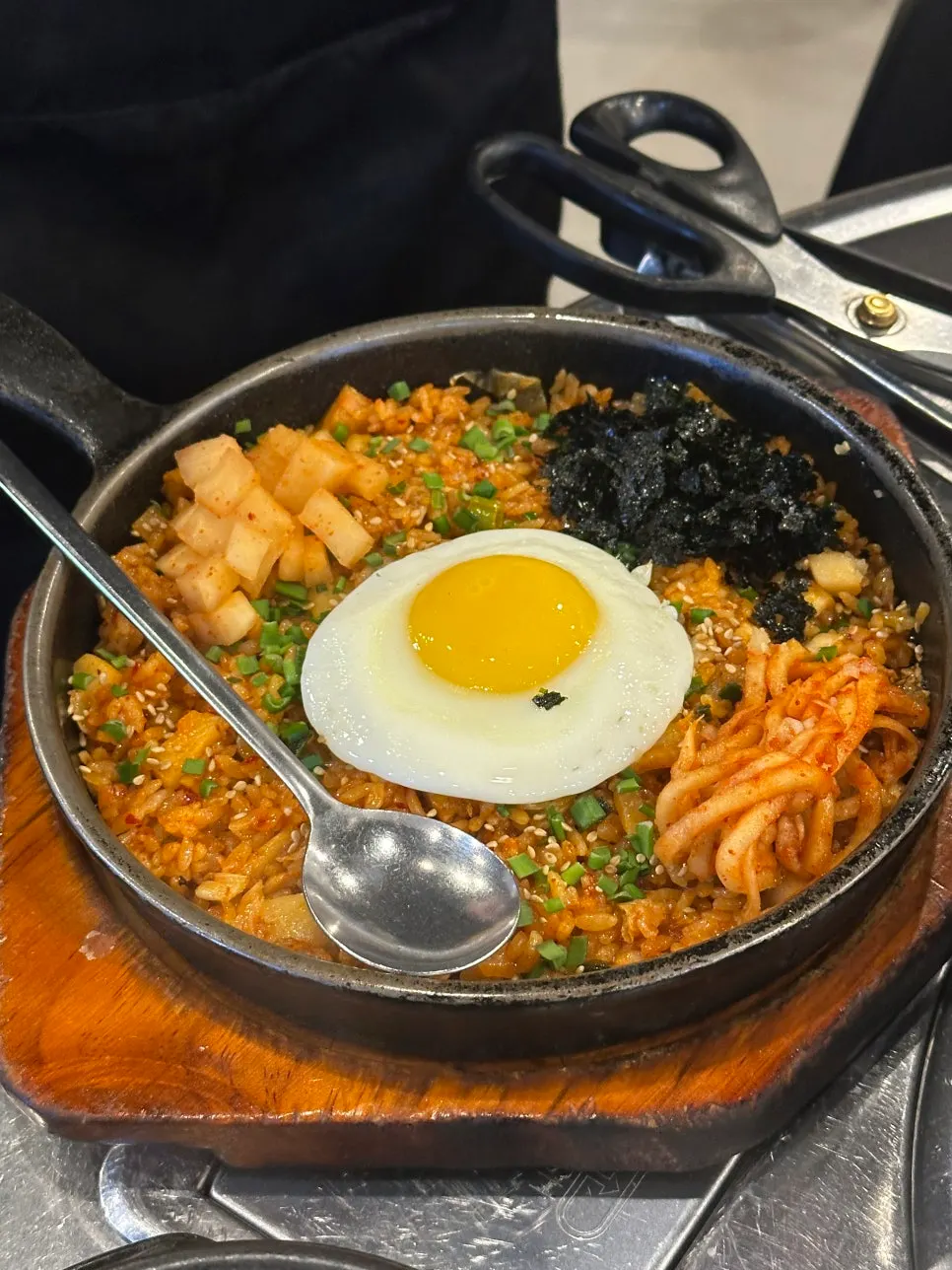 타이머로 굽는 곱창 불판