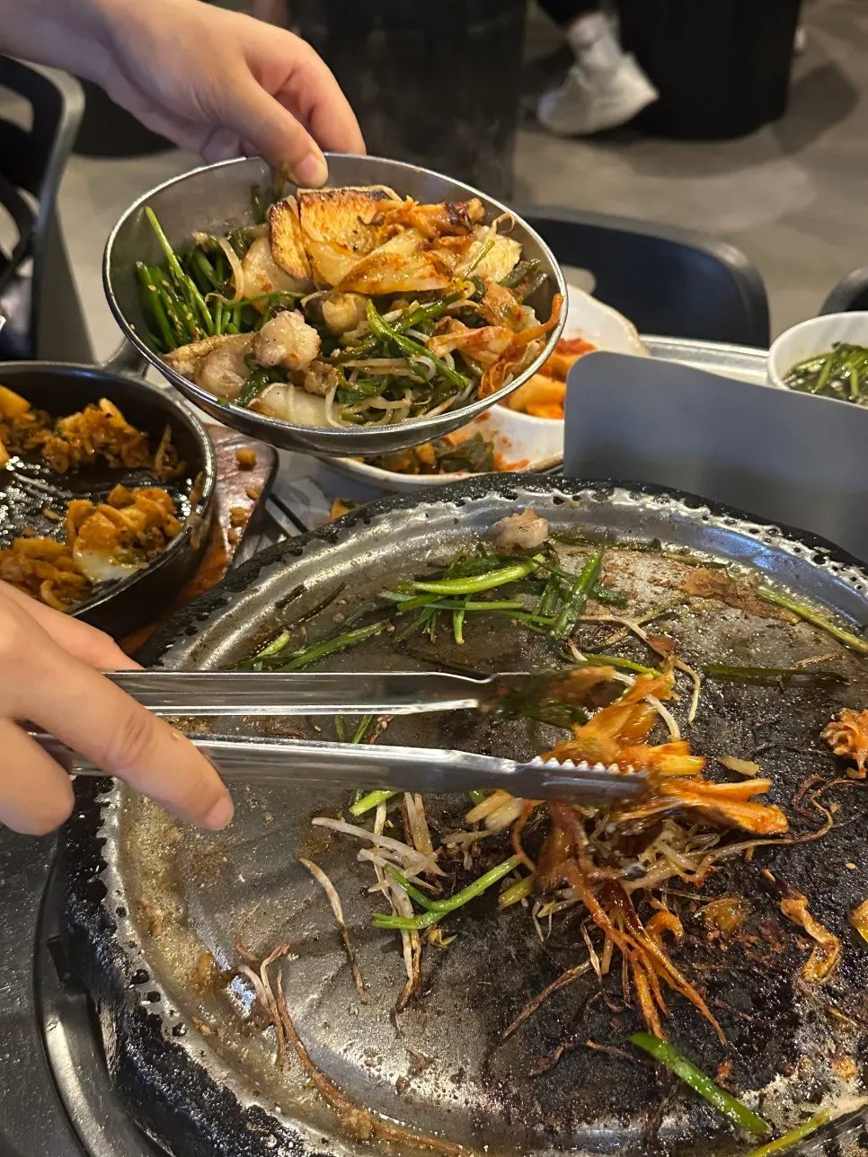 간장소스와 말랑쫀득한 떡
