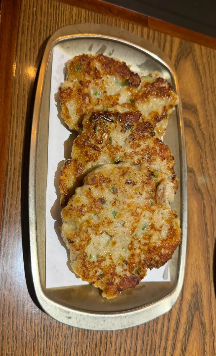 Wood-fired chicken stuffed with neungi mushrooms