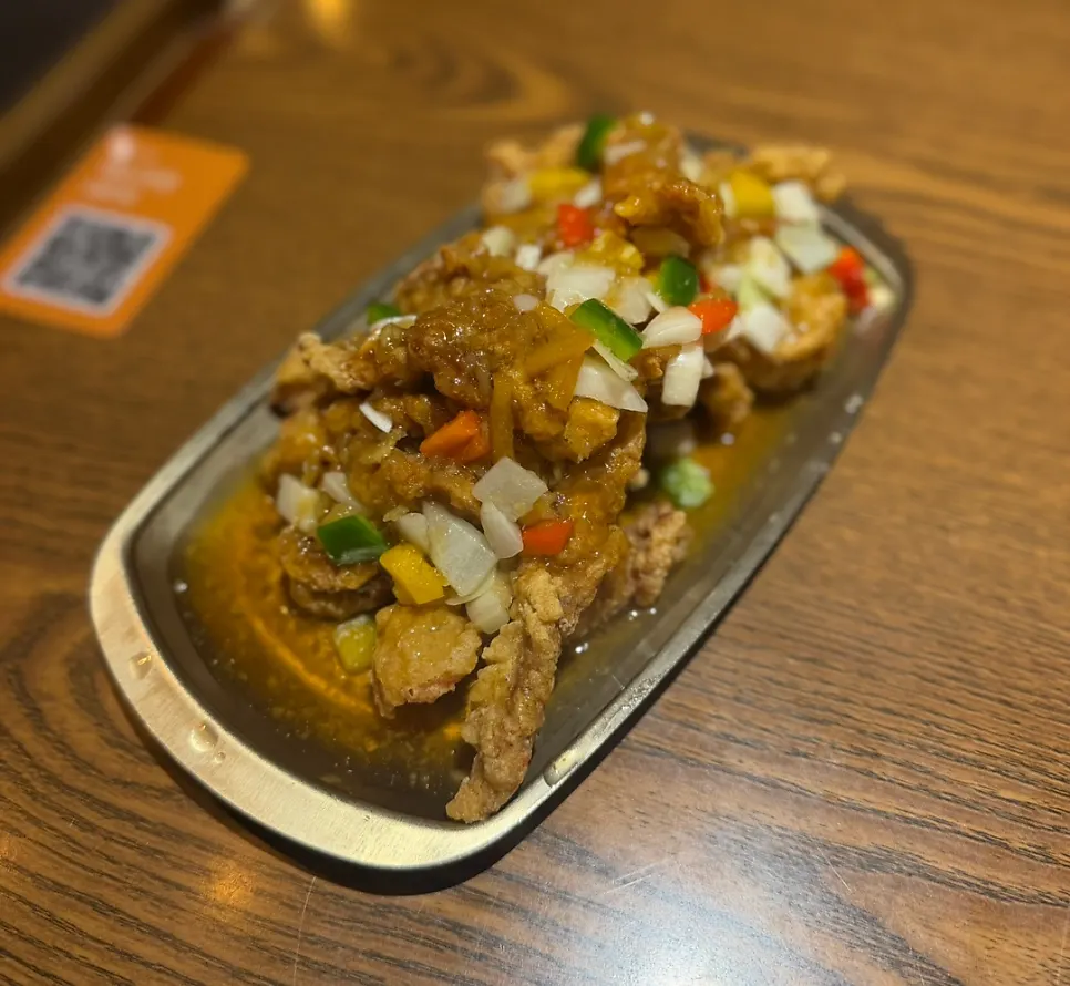 Chicken breast cartilage patties as a drinking snack