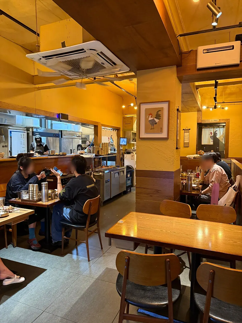 Seating inside Gyeryugwan