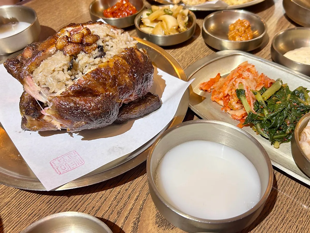 계류관 막걸리와 장작구이 한 상