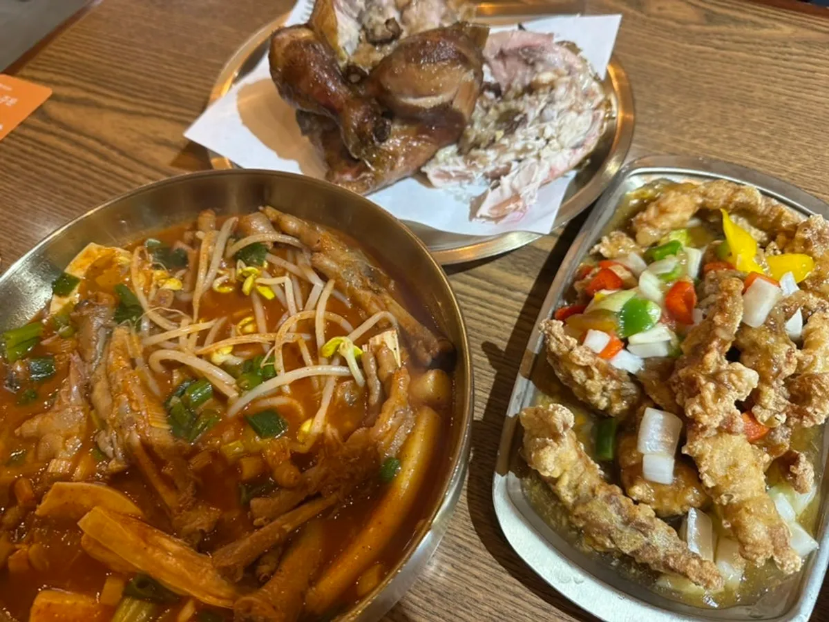 계류관 기본 상차림