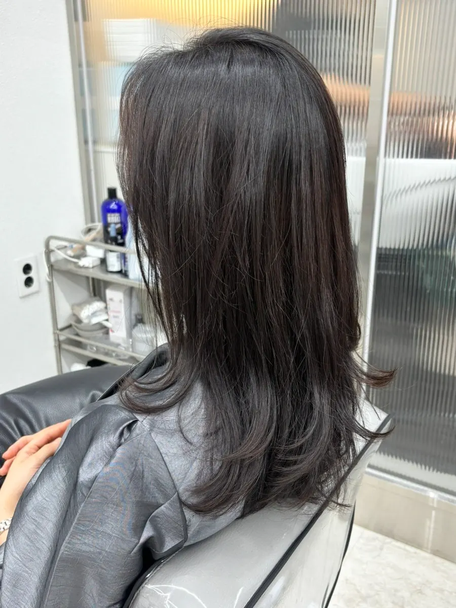 Softer hair texture after the clinic treatment