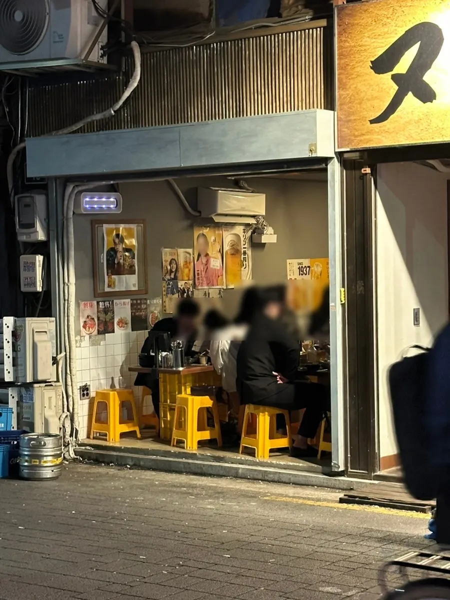Outdoor menu board at Nuridam, an izakaya near Sindang Station