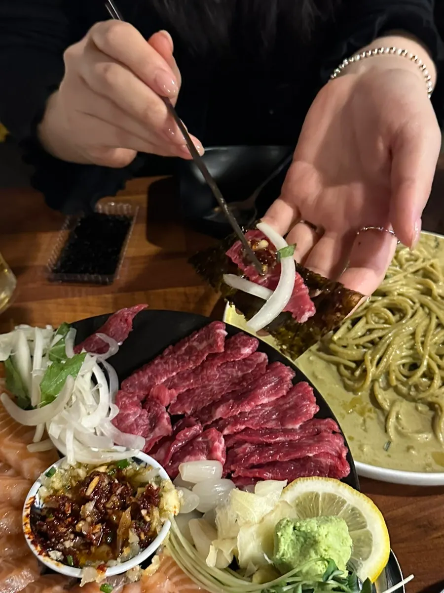 Full table spread at Nuridam