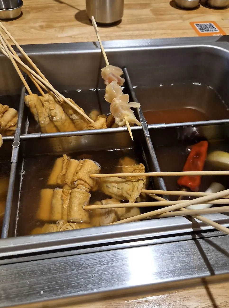 Oden and draft beer at Sindang Oden Club