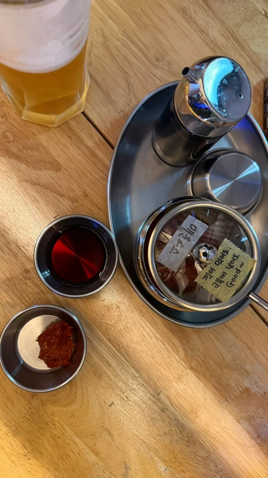 신당오뎅클럽 야외 좌석