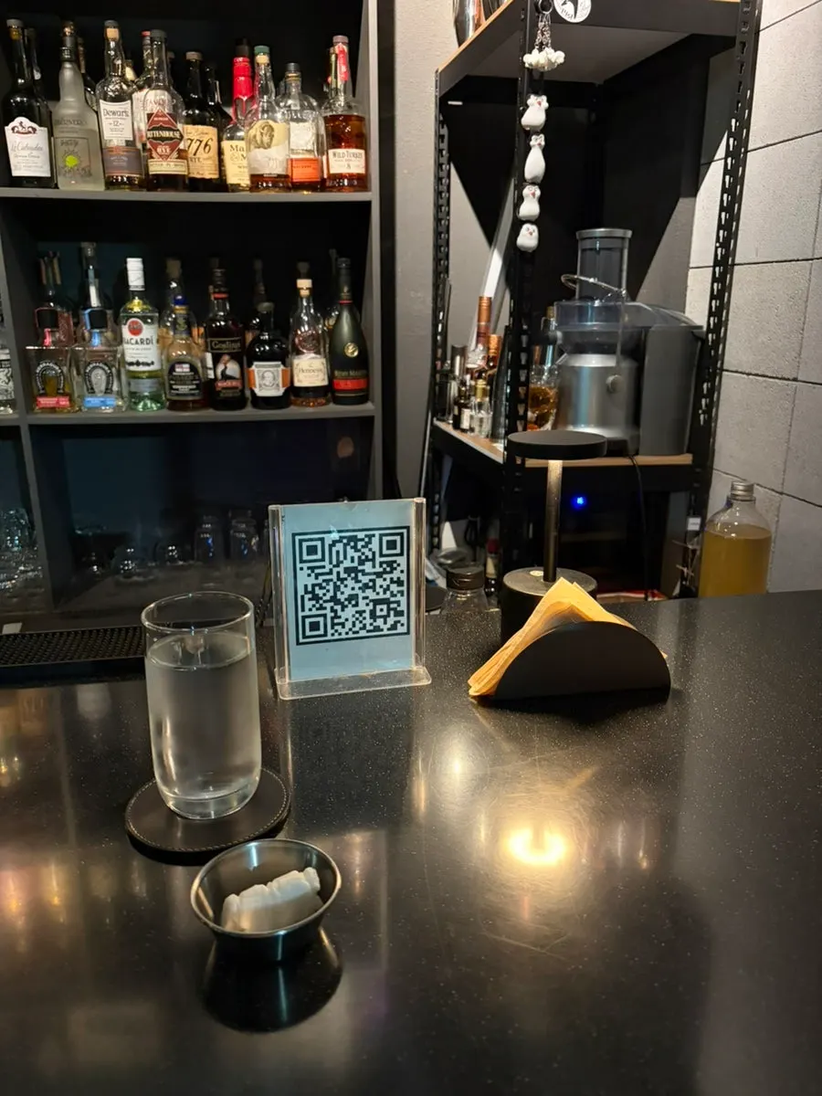 Entrance to Plot, a whisky bar in front of Sindang Station Exit 11-1