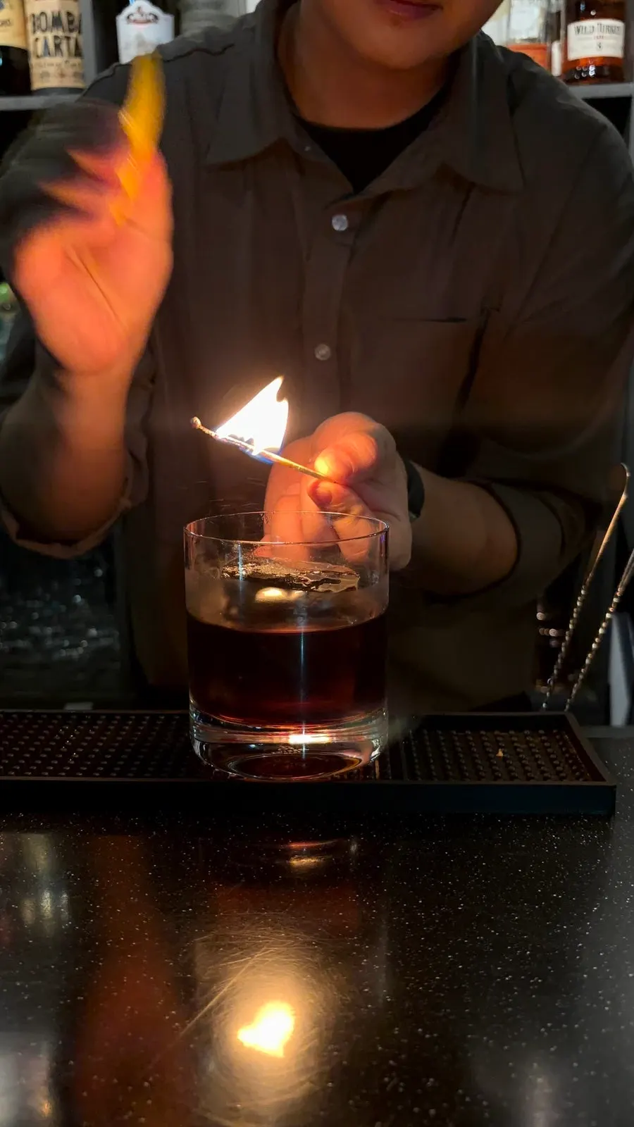 The smoke-touched Bold Sicily cocktail