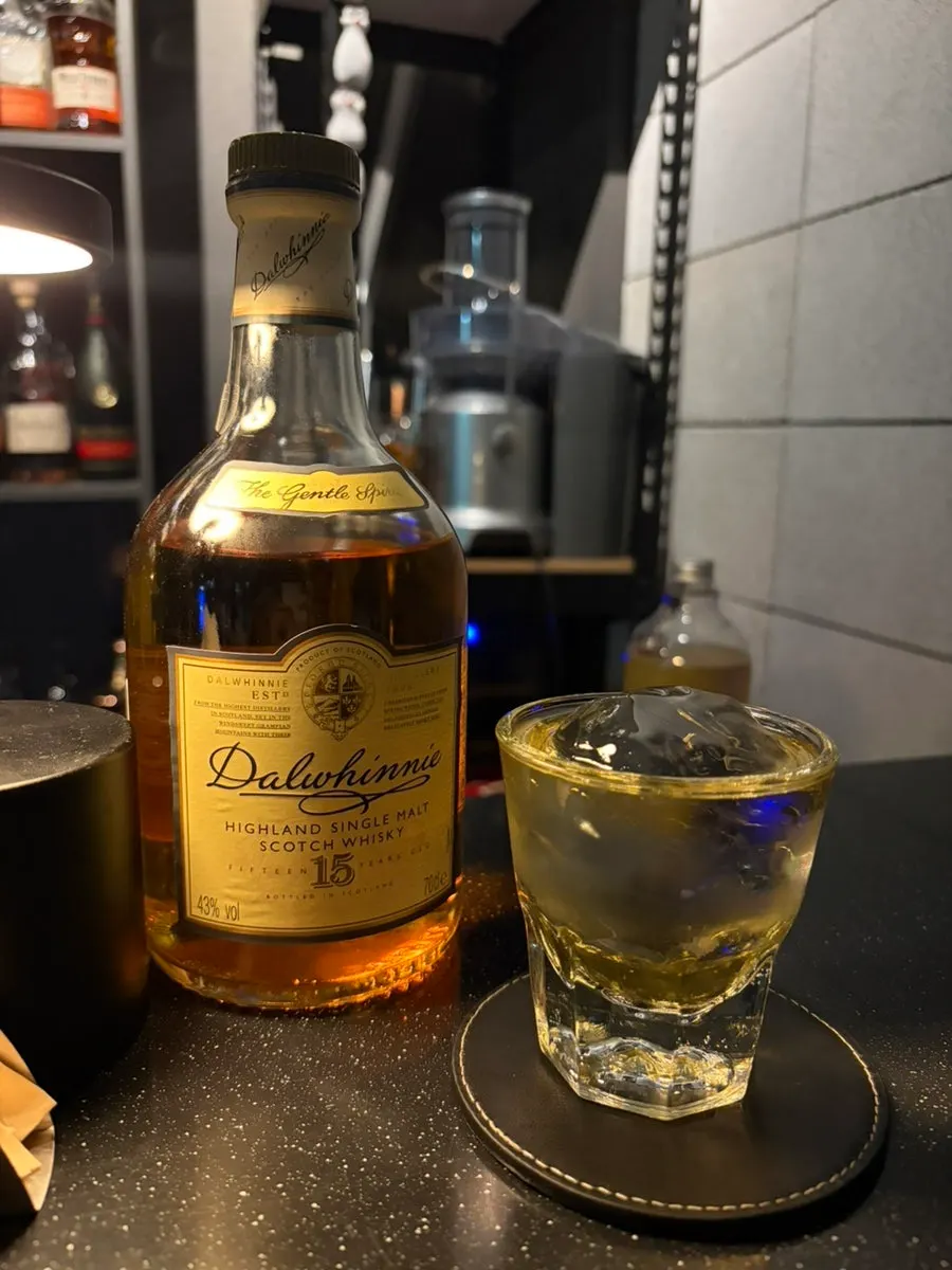 Dalwhinnie 15-year served in a rocks glass