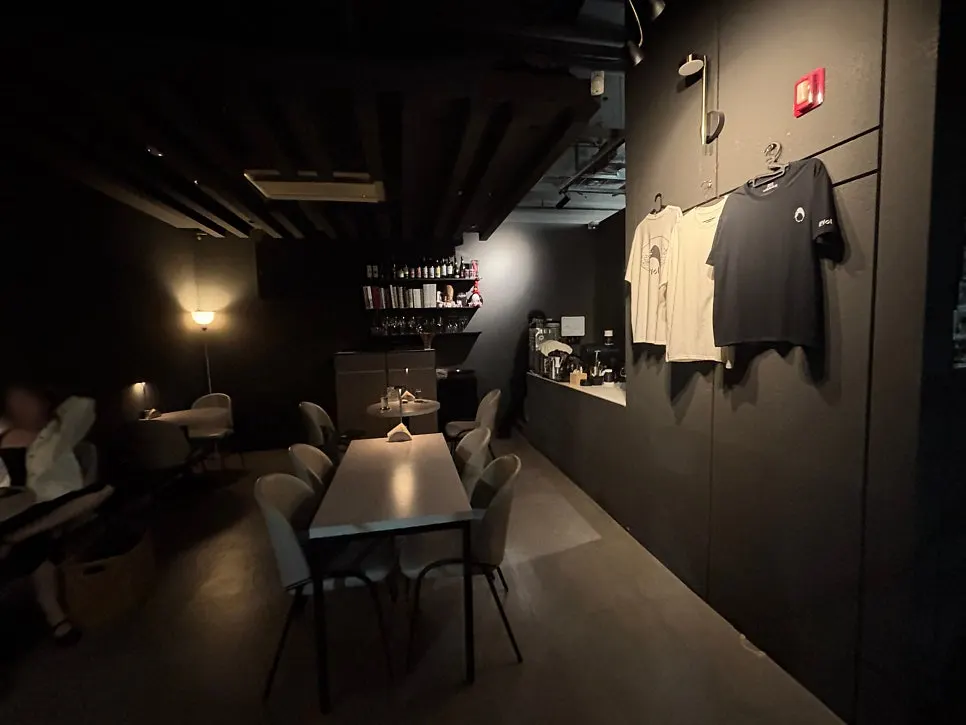 Black-toned space near Plot's entrance