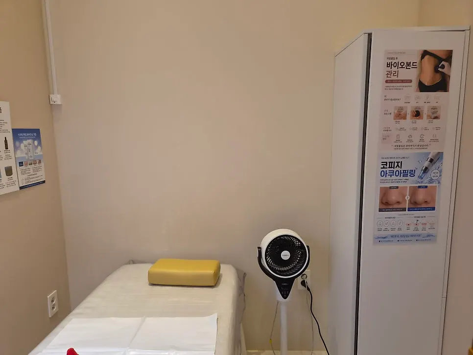 Interior view of the Brazilian waxing treatment room