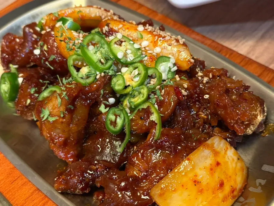 Three-item combo of jokbal, bossam, and spicy jokbal