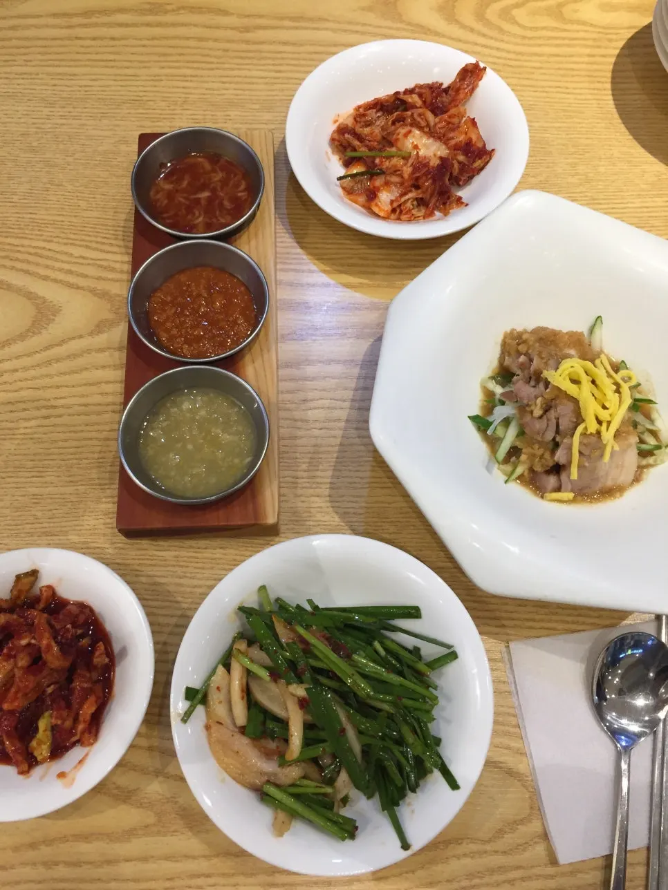 Self-serve barley rice and side dishes