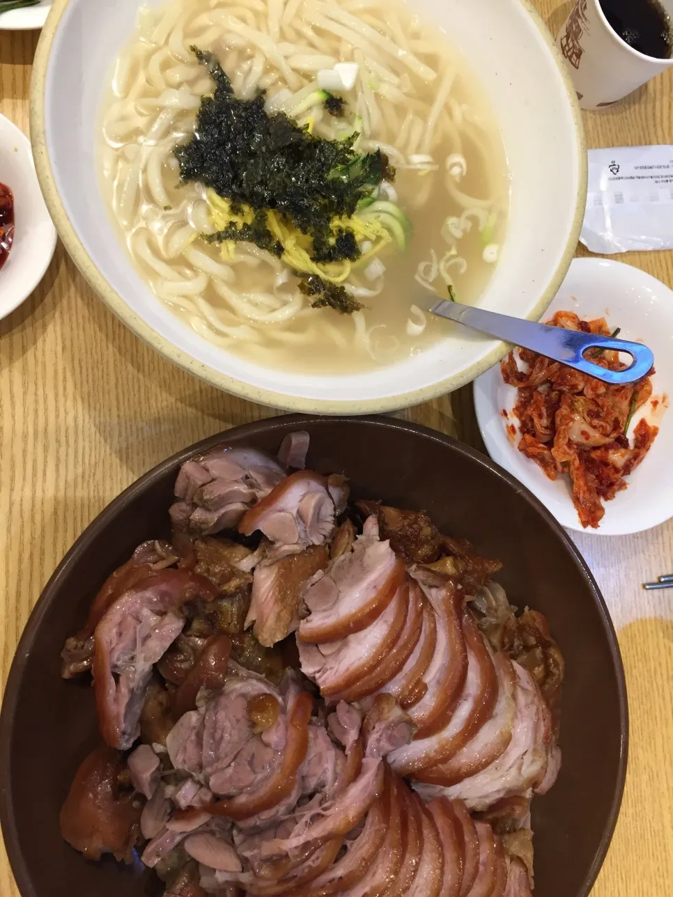 Basic kalguksu with hot broth