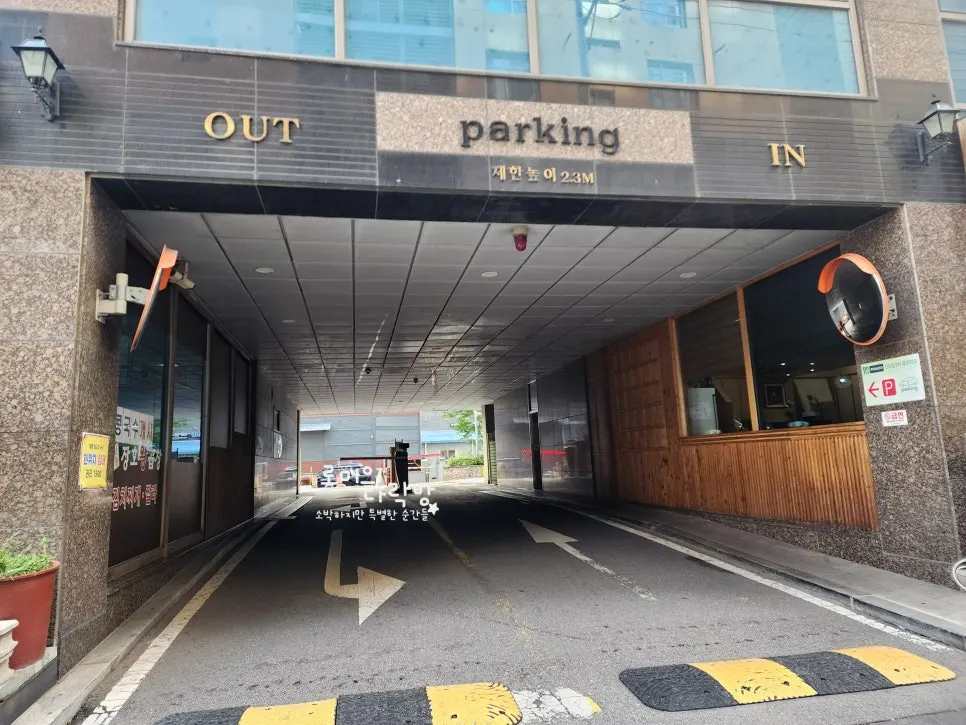Commercial building parking information