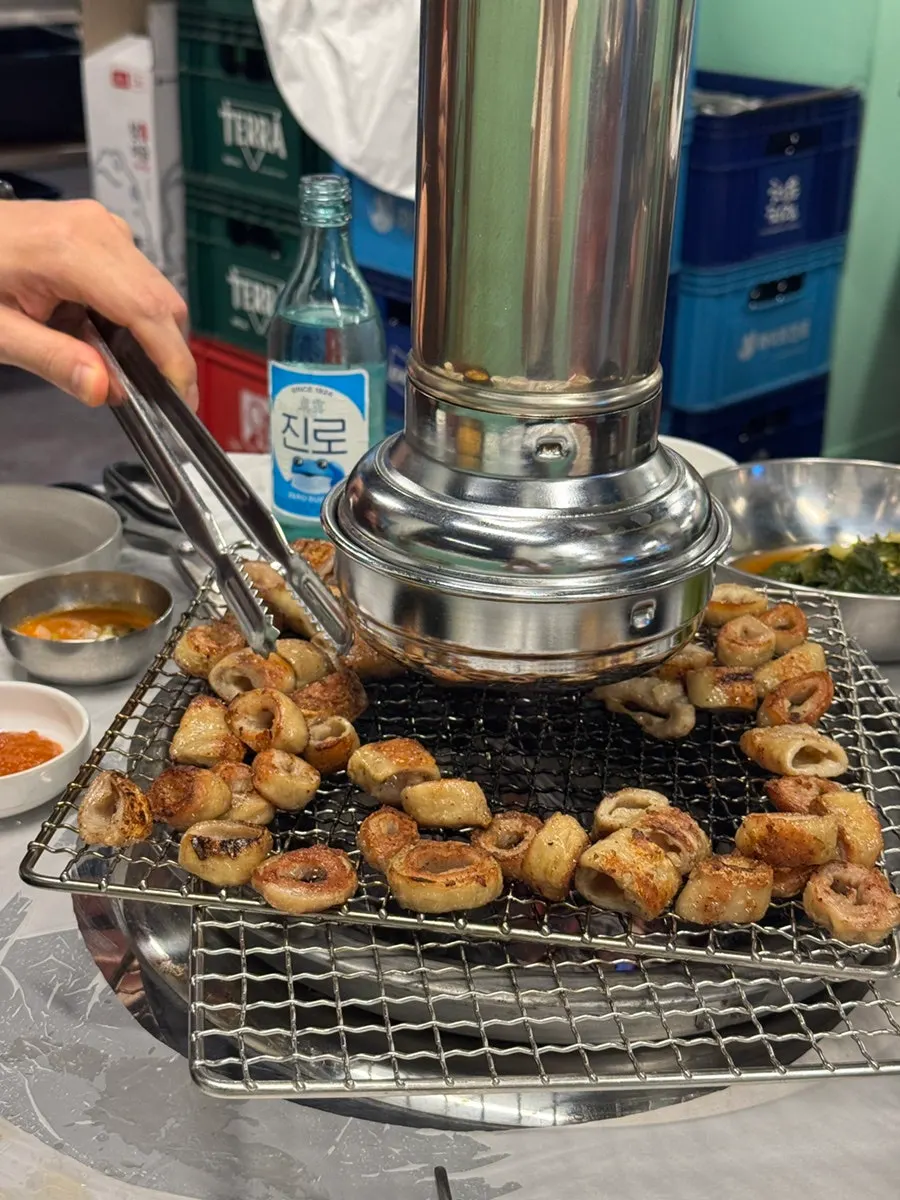 A savory piece of grilled makchang