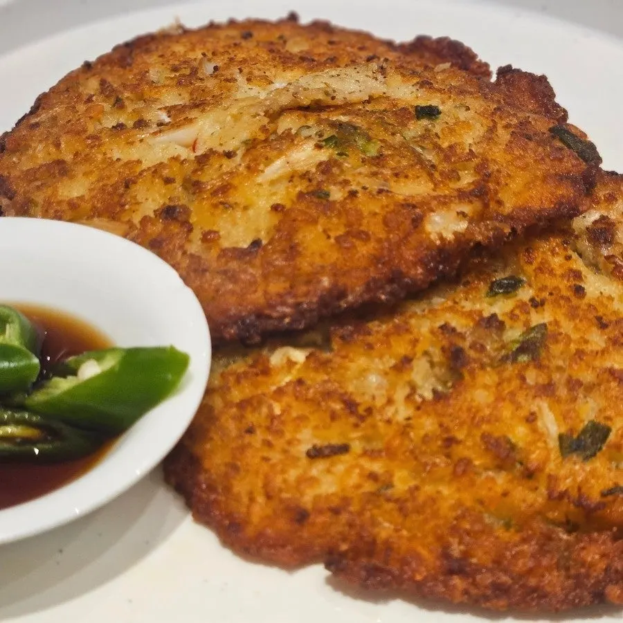 바삭한 녹두지짐이 단면