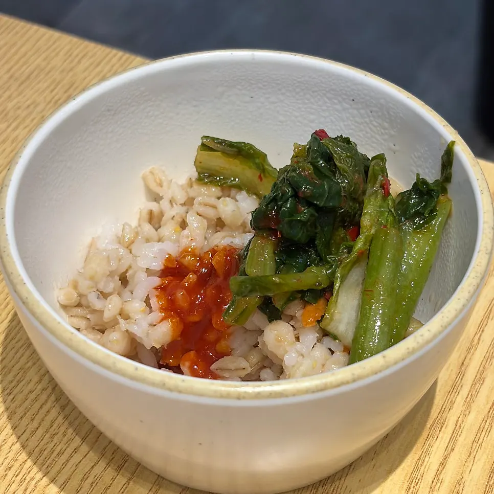 Free barley rice mixed to taste