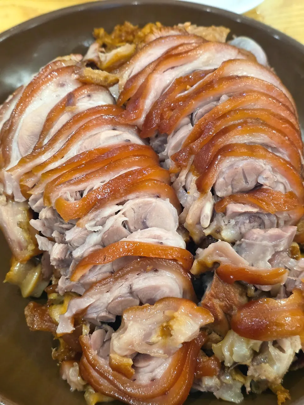 삼백족발 칼국수 세트 메인 상차림