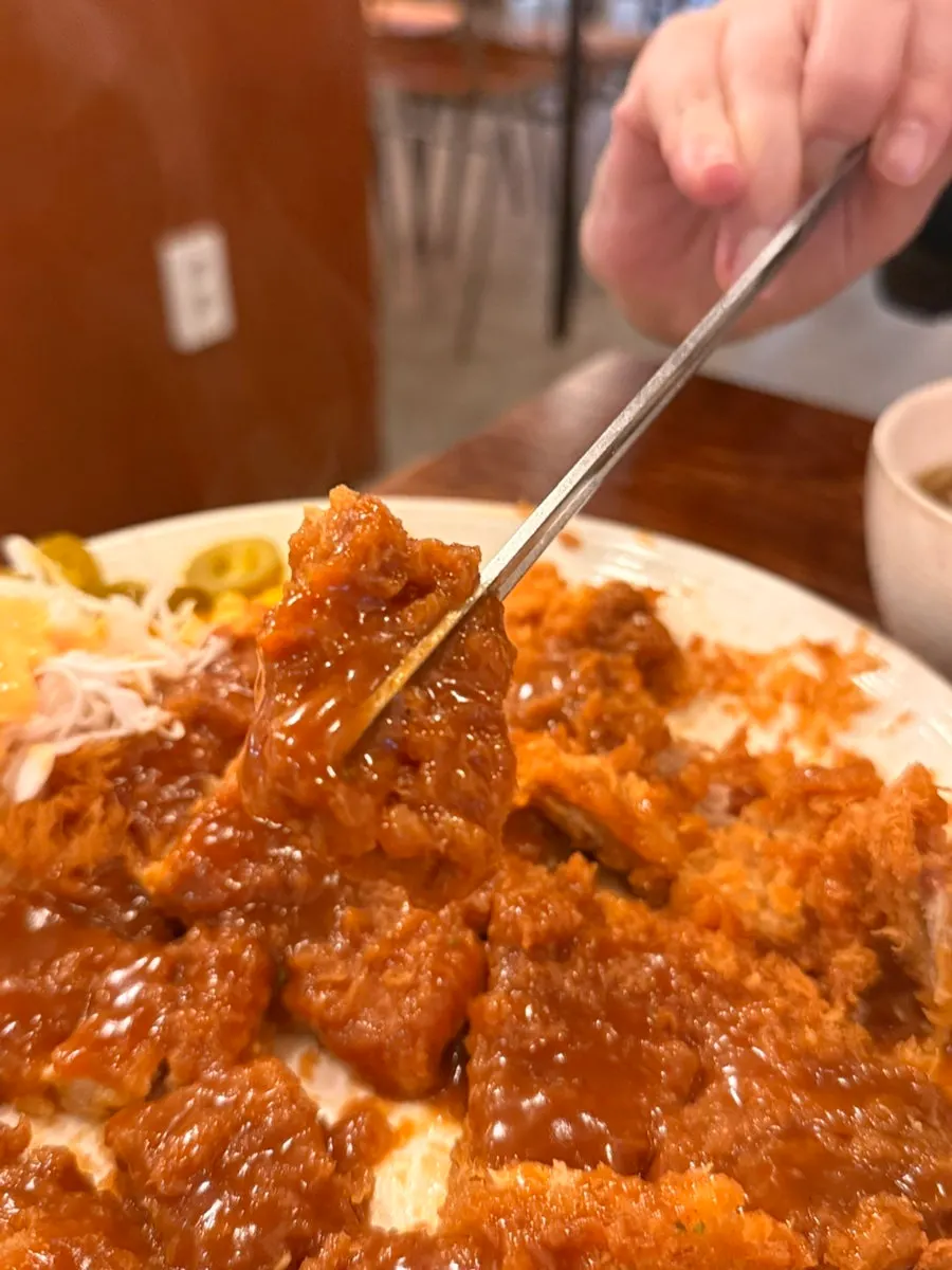 저녁 시간 행복한우동가게 매장 모습
