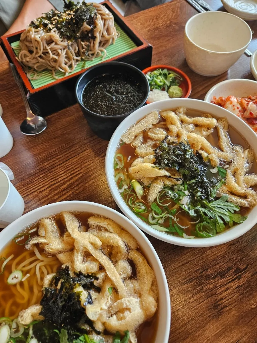 A bowl of momil soba, a summer specialty