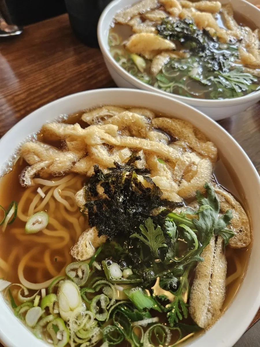 Gakgi Udon with fried tofu
