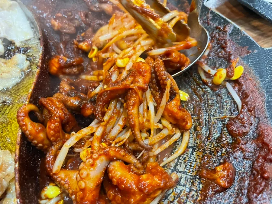신쭈꾸미 두암점 쭈꾸미 볶음 클로즈업