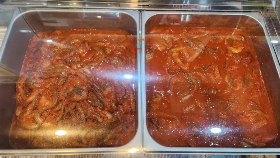 셀프바 김치 코너