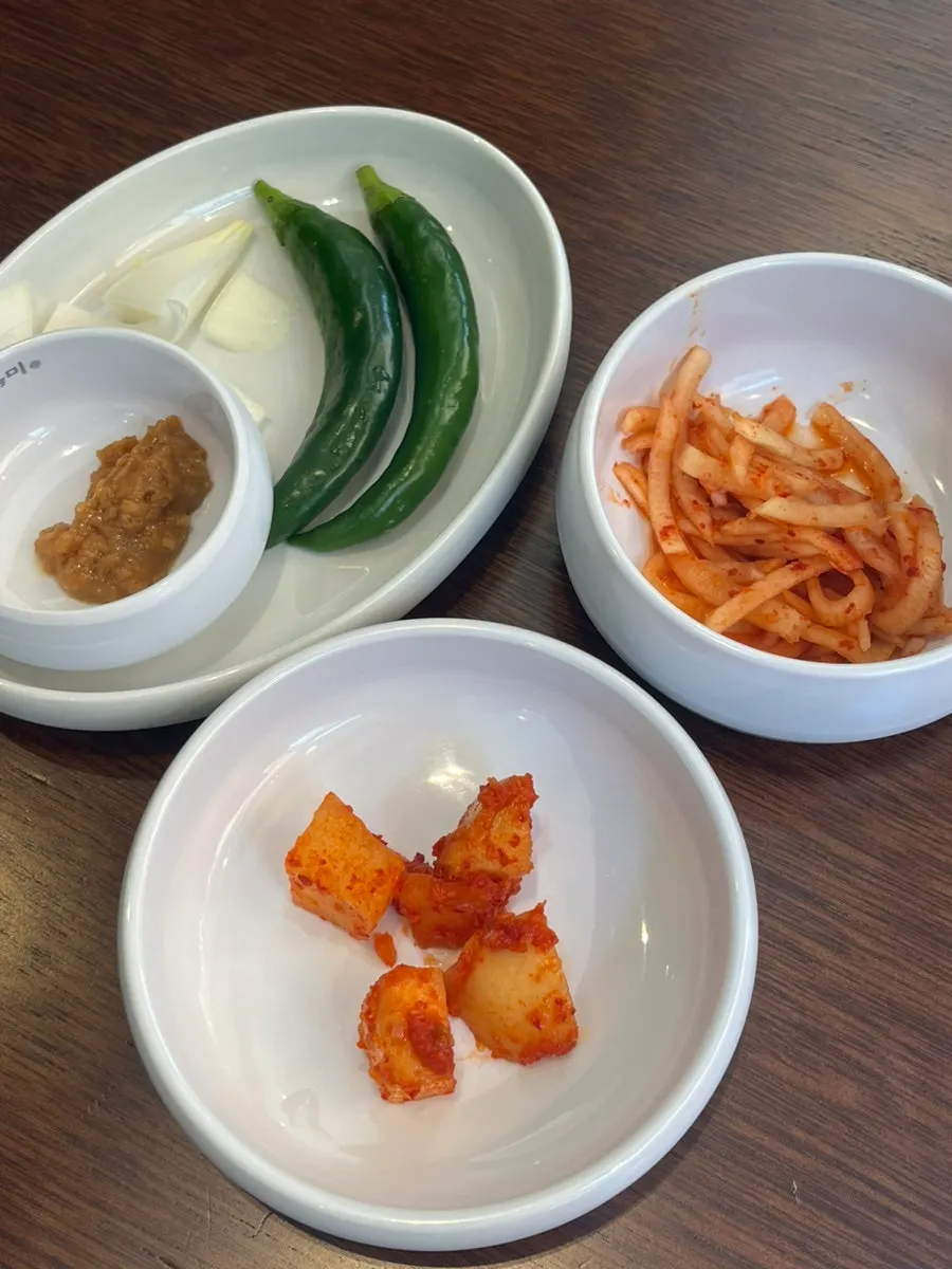 Basic table setting served with the gukbap