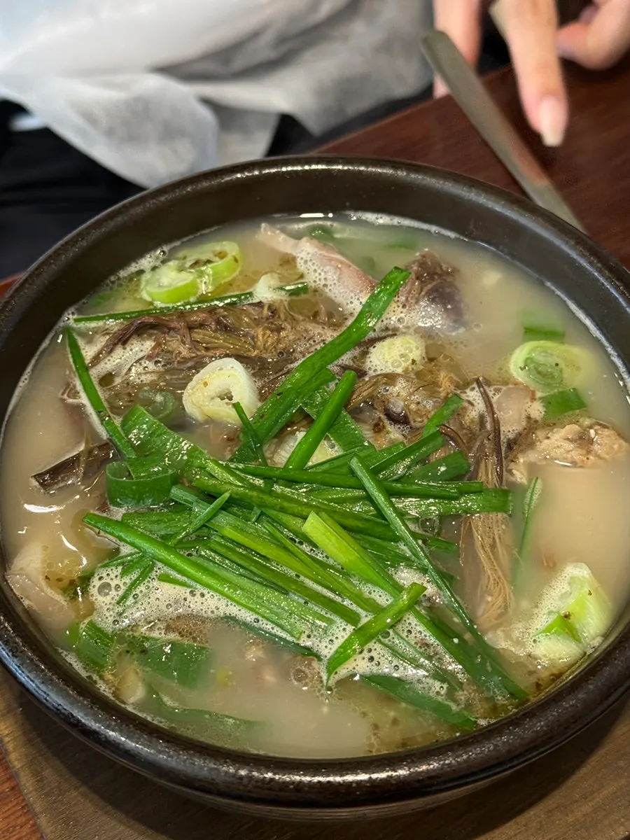 고사리 명인순대국 수육정식 한 상