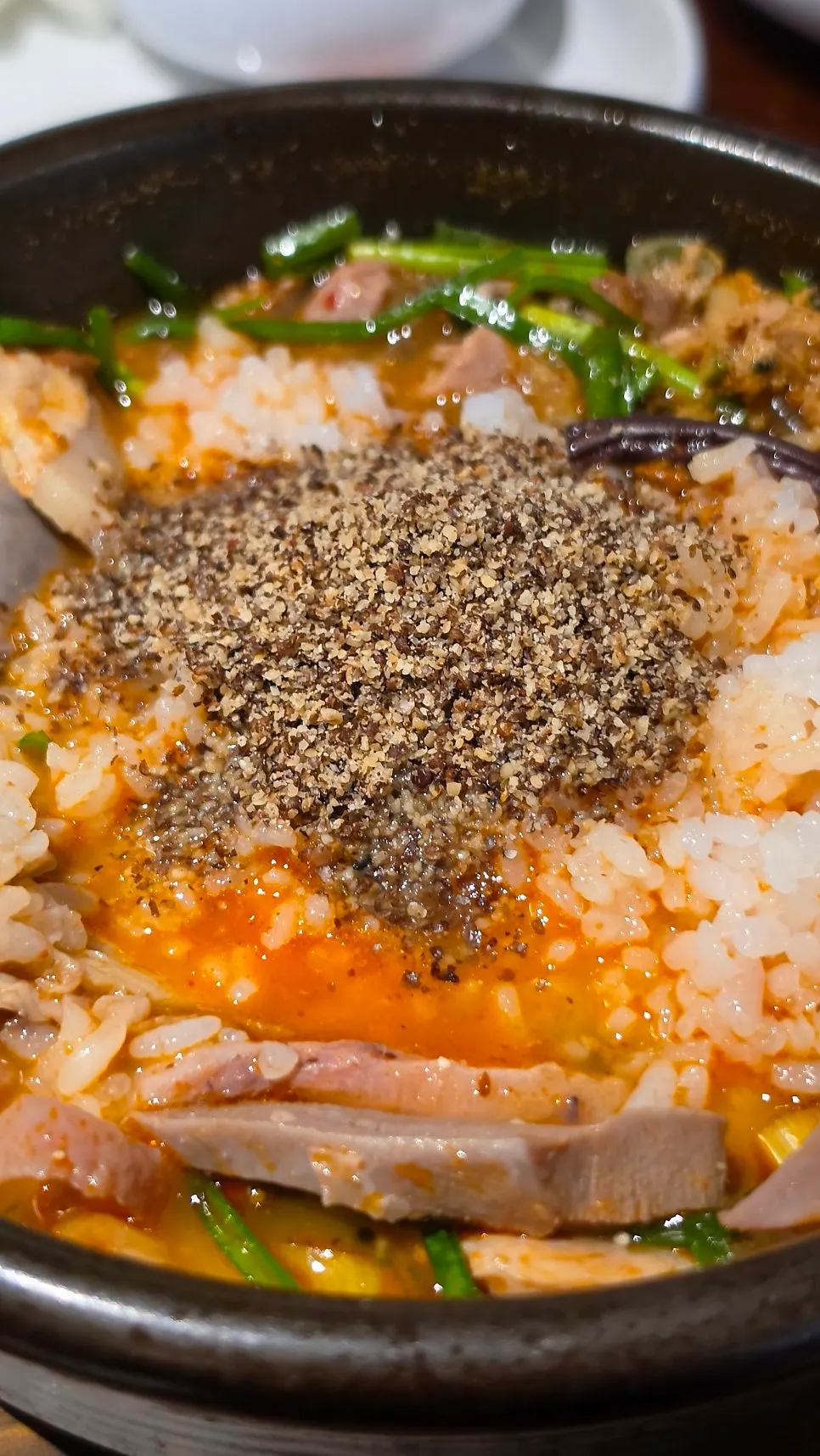 비운 순대국 그릇