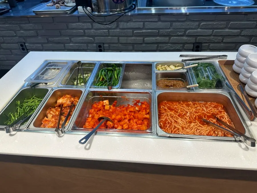 신주옥미 매장 한쪽에 마련된 공간