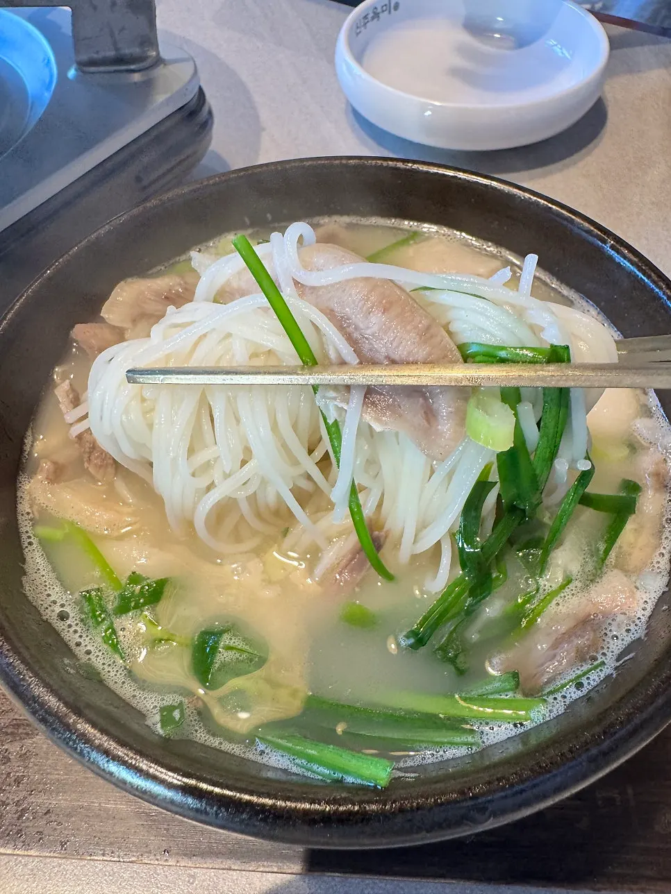 Meat-only Myeongin sundae-guk packed with lean meat