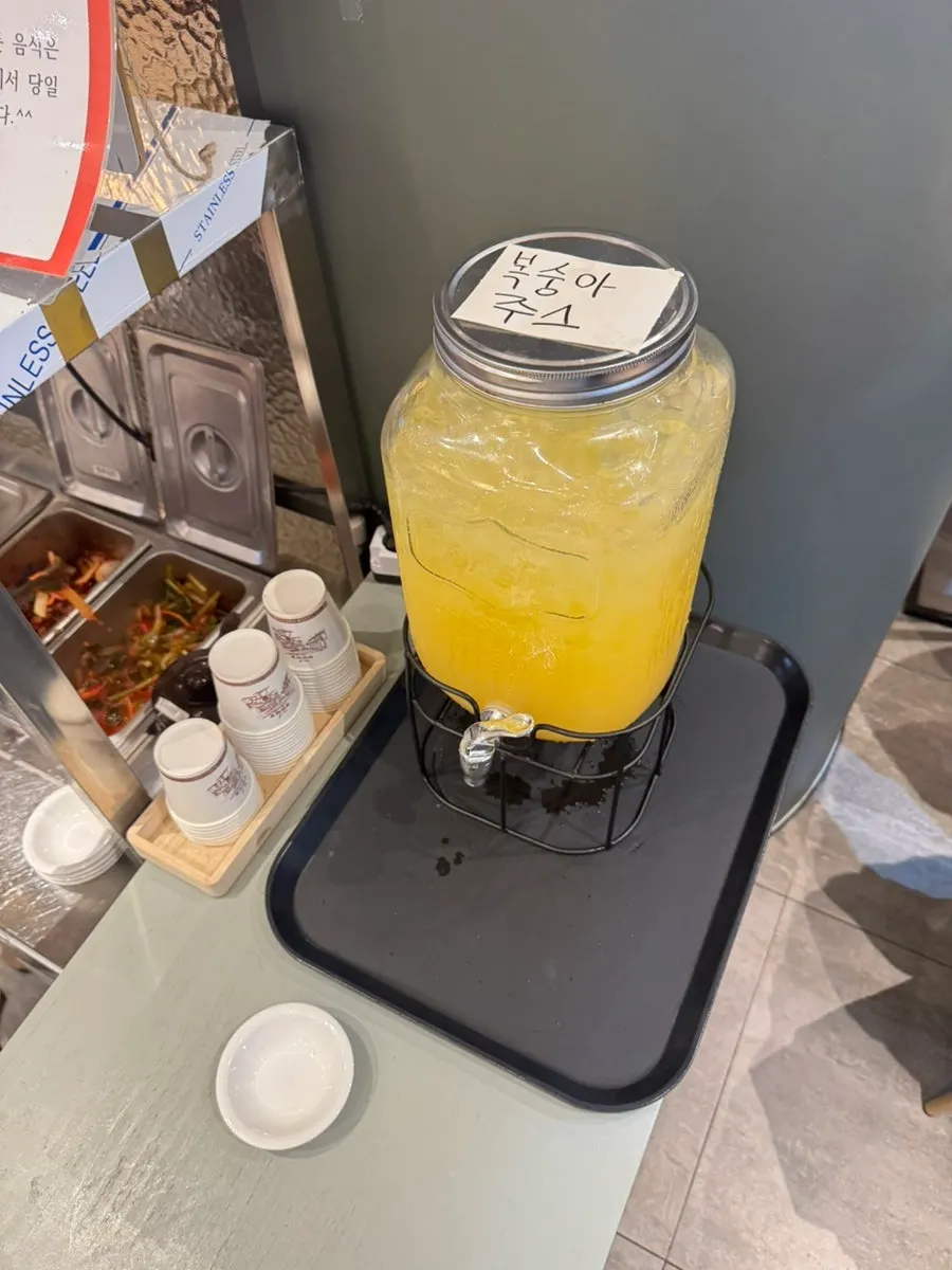 Barley rice station at the self-serve bar