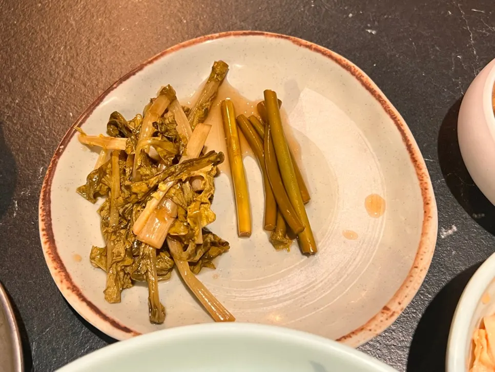 Fresh seasoned vegetable banchan