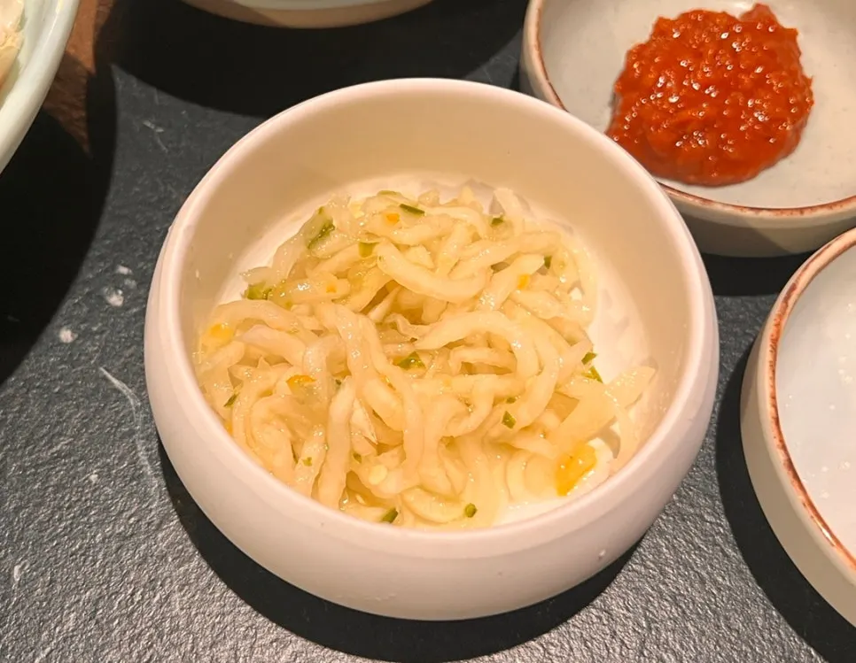 Crunchy pickled vegetables