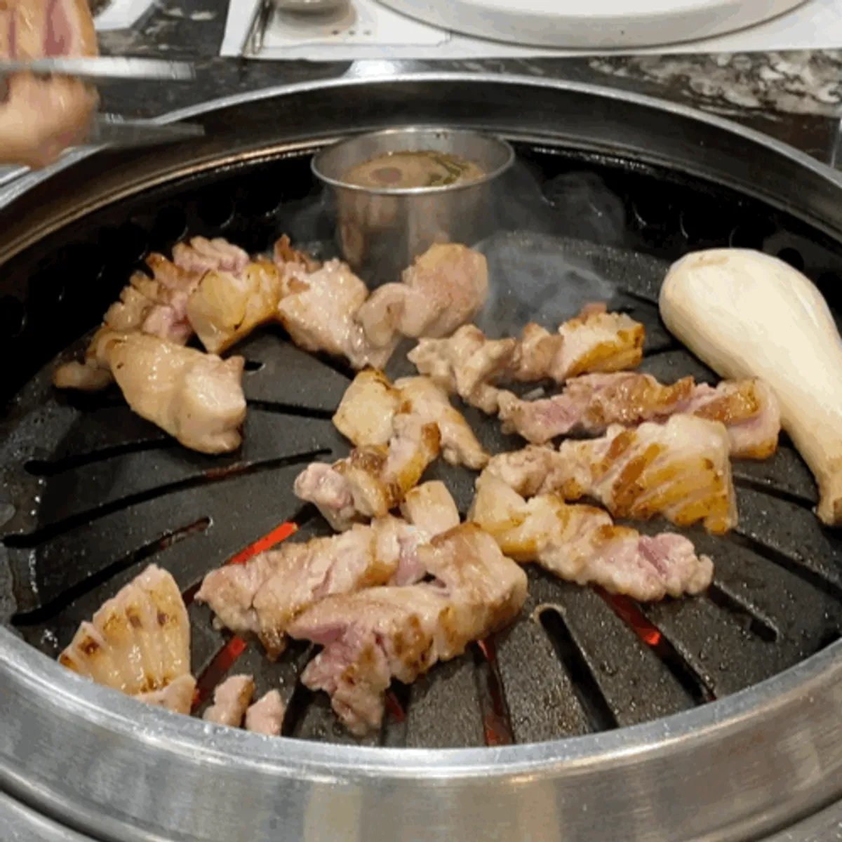 흑돼지 가브리살 구이