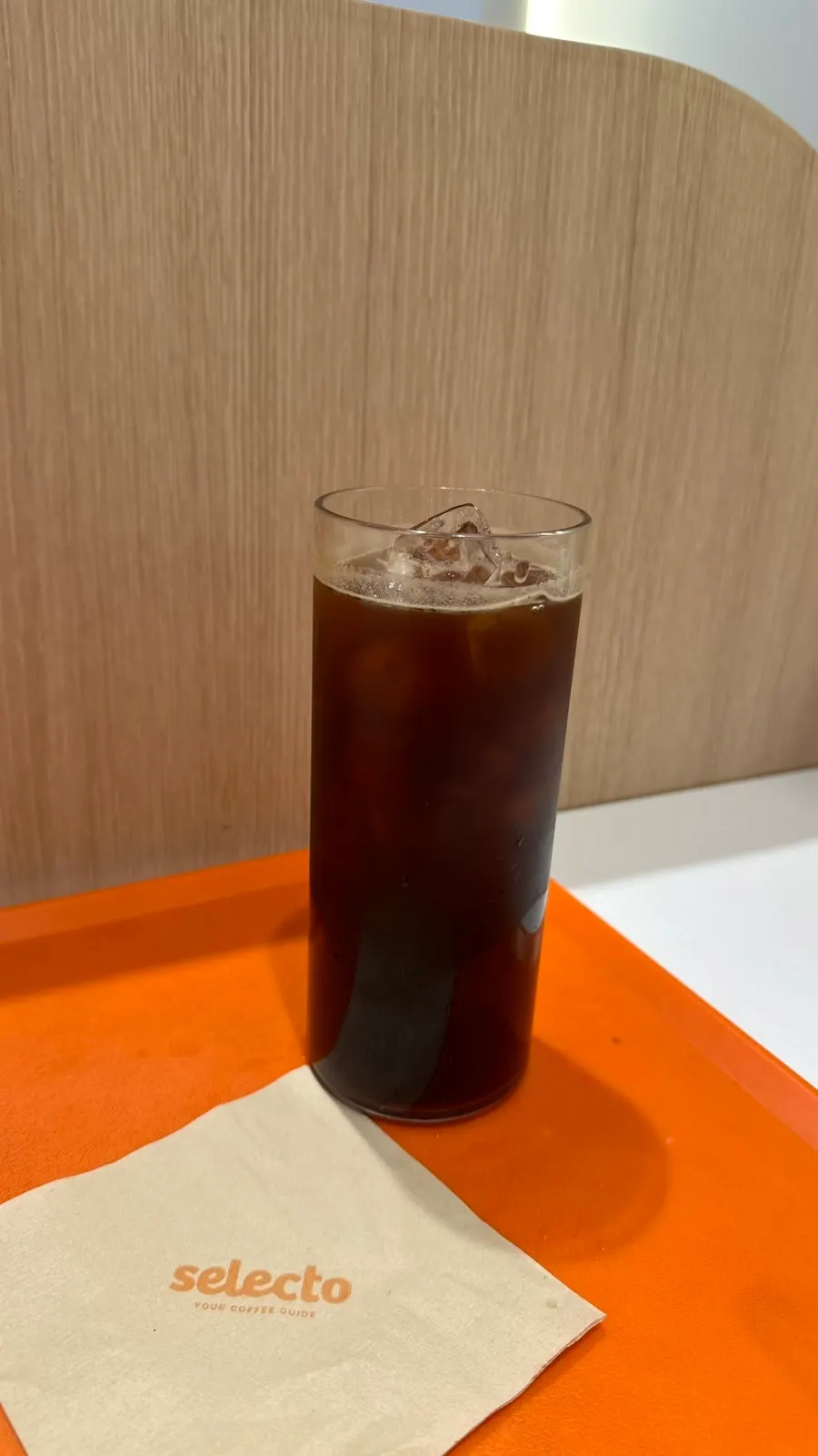 額外點的摩卡綜合豆冰美式