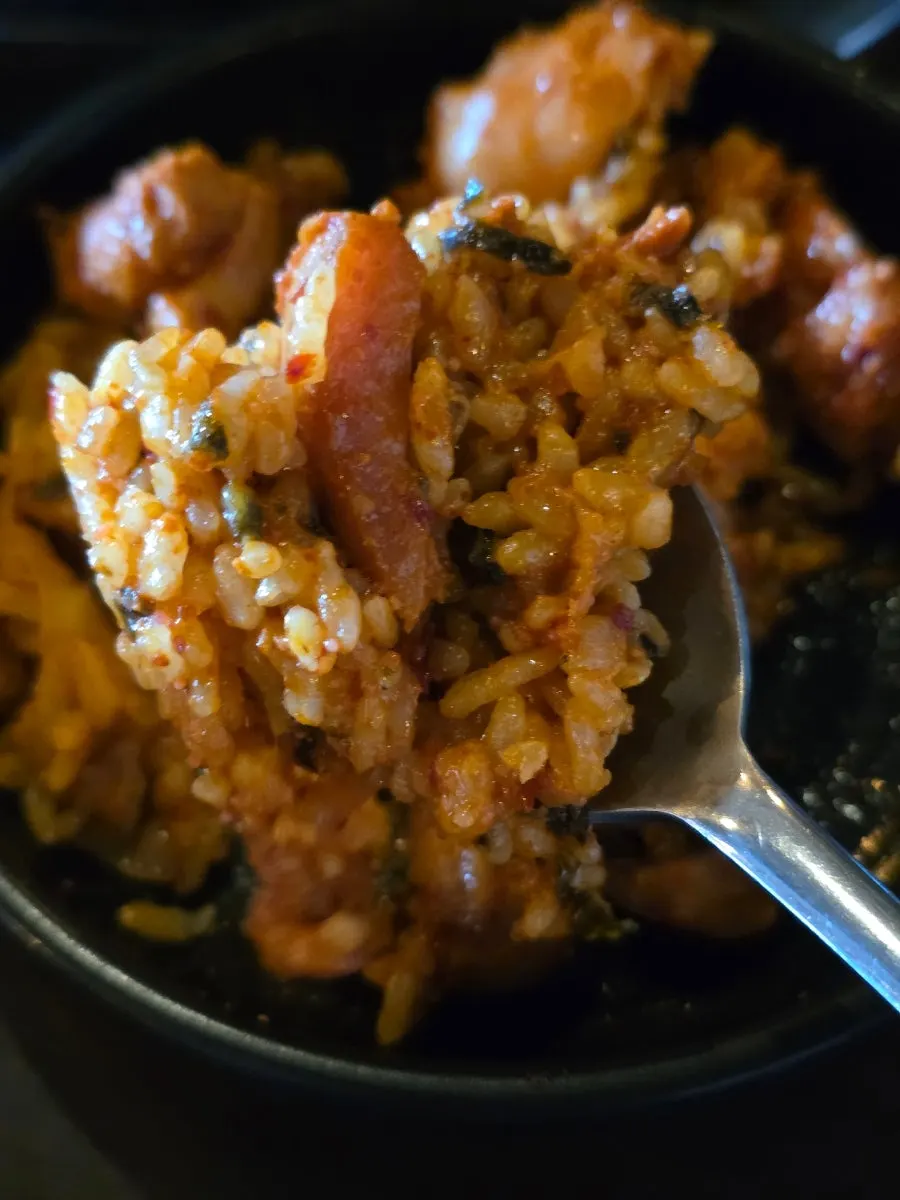 치즈닭갈비와 볶음밥으로 마무리한 상