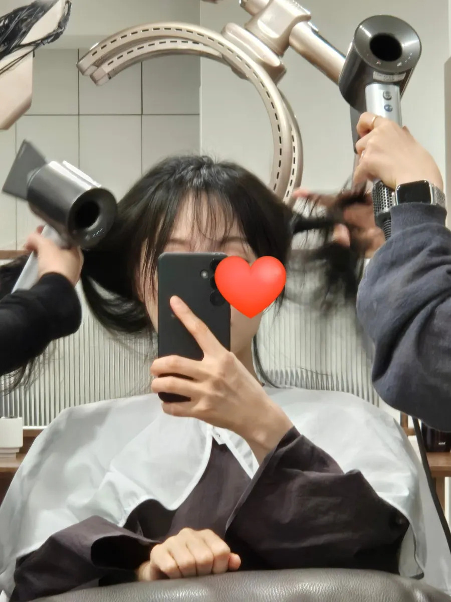 Drying and finishing the CS curl perm