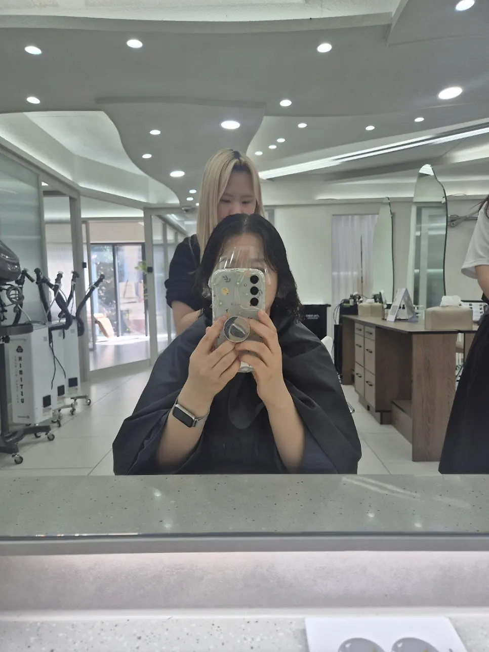 Repair magic setting perm solution process